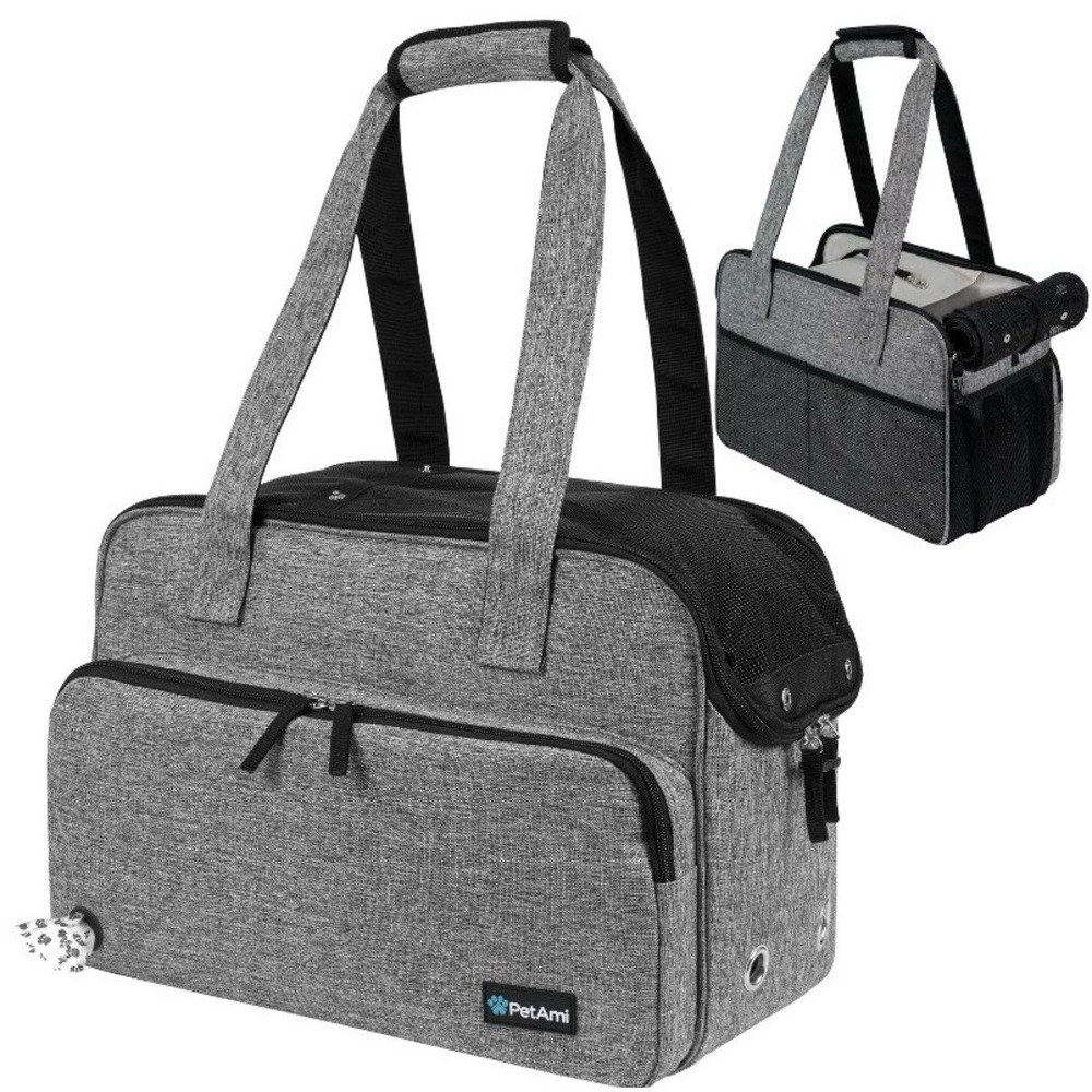 Pet Dog Cat Carrier Bag Soft Sided Comfort Travel Tote Case Airline Approved US